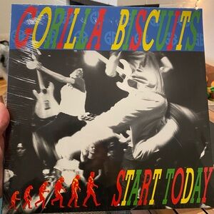 Gorilla Biscuits 'Start Today' Vinyl Record Green Vinyl
